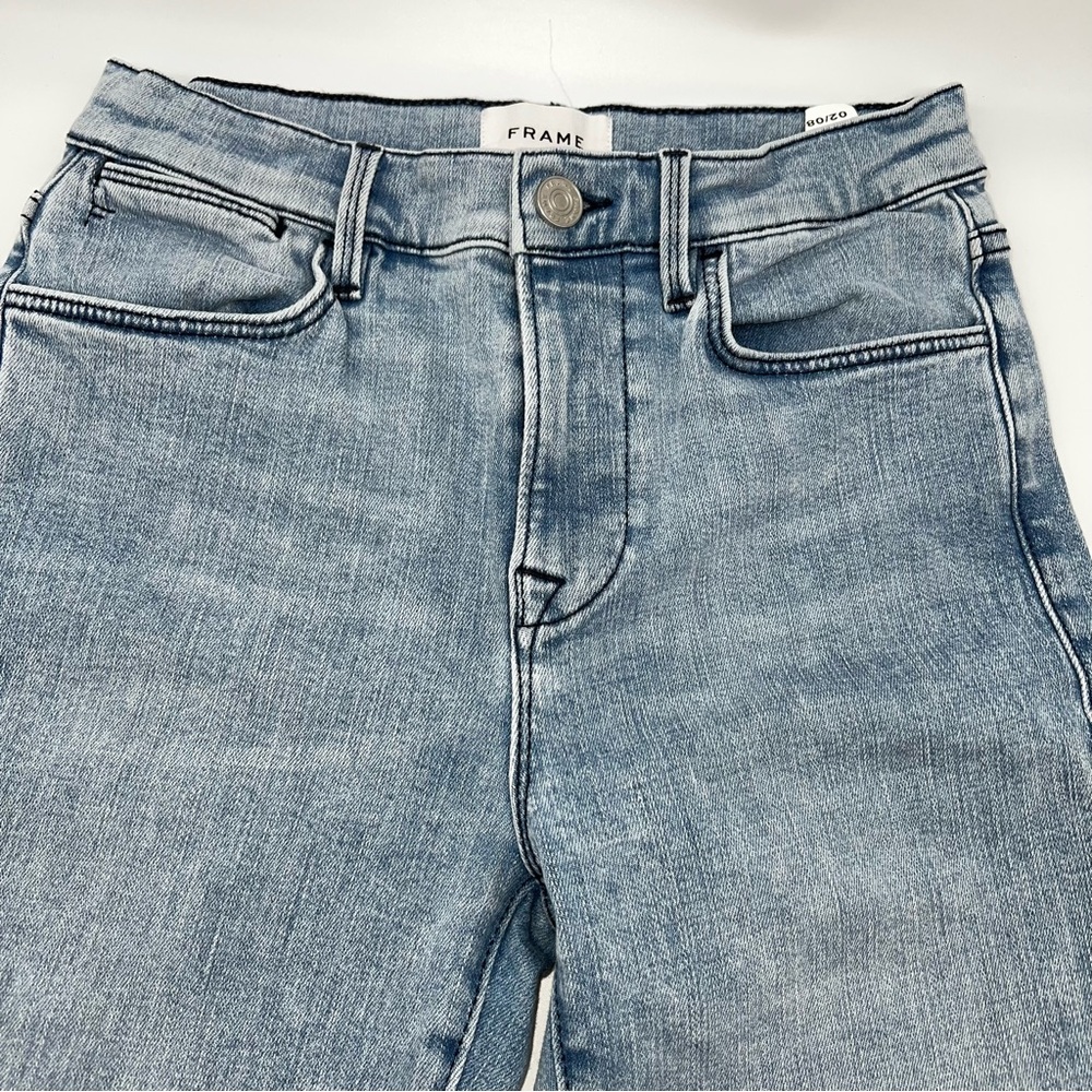 Frame Denim Light Blue Wash Ankle Jeans Size 27 - Picture 9 of 11